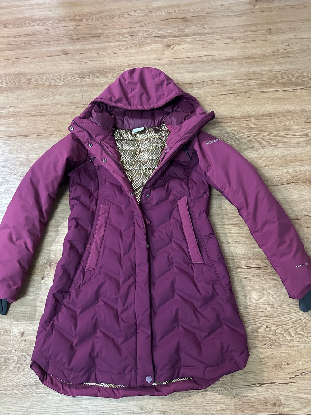 Columbia duck down jacket